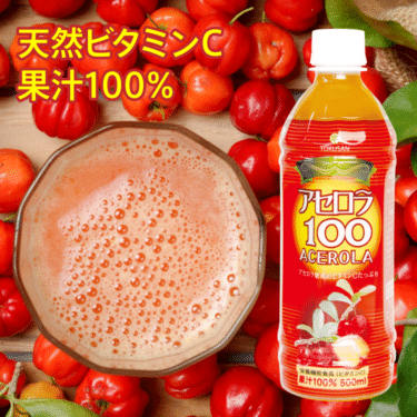 ビタミンCの王様アセロラ100の評判、口コミは？