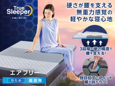 トゥルースリーパーエアフリーの評判、口コミは？プレミアムの違いや最安値まとめ