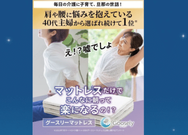 高反発マットレスのグースリーマットレスの評判、口コミは？