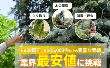 〔伐採/剪定/除草〕きしかん園芸の評判、口コミは？