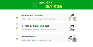個人向けカーリースバックのクルマネーの評判、口コミは？